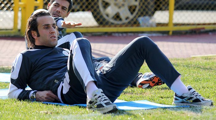 Training Session Football Team Persepolis