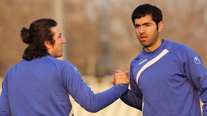 Training Session Football Team Esteghlal