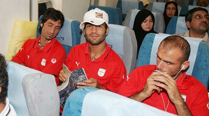 بازگشت تیم ملی فوتبال ایران از رقابتهای جام ملت های آسیا 2007 مالزی