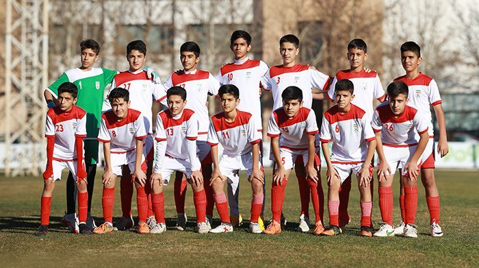 Iran U-14 National Football Team Training Session