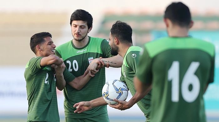 Iran National Football Team Training Session