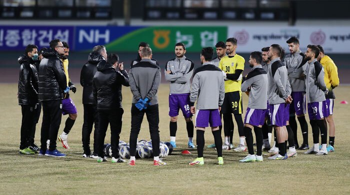 Iran National Football Team Training Session