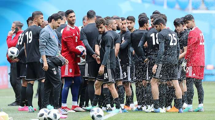 Iran National Football Team official training session