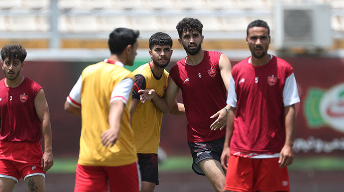 جلسه تمرینی تیم فوتبال امید پرسپولیس