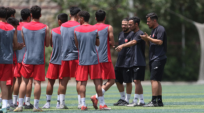 جلسه تمرینی تیم فوتبال جوانان پرسپولیس