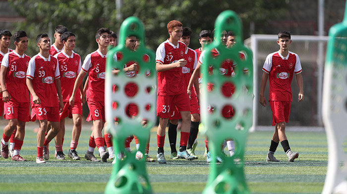 جلسه تمرینی تیم فوتبال نوجوانان پرسپولیس