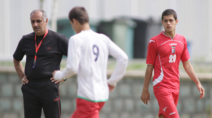 جلسه تمرینی تیم ملی فوتبال جوانان ایران