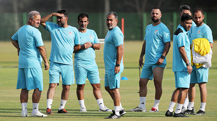 جلسه تمرینی تیم ملی فوتبال امید ایران