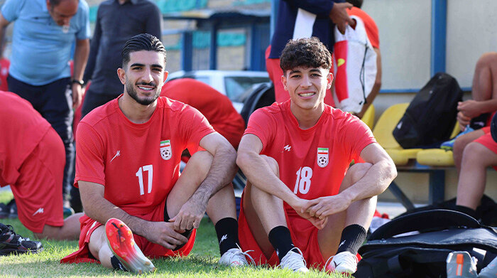 جلسه تمرینی تیم ملی فوتبال امید ایران