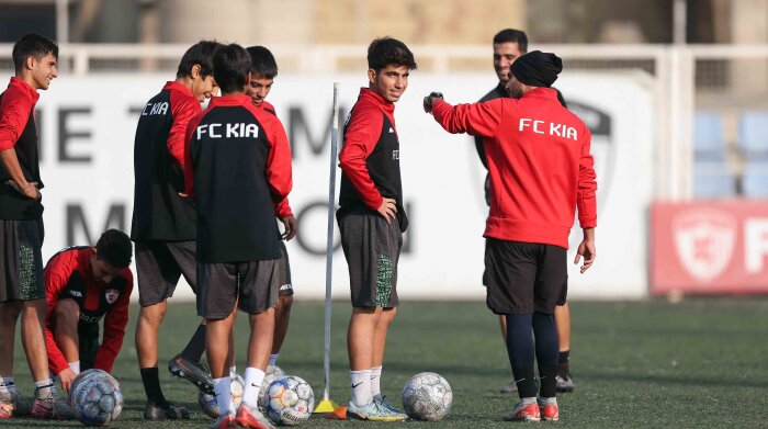 جلسه تمرینی تیم فوتبال زیر 1۵ سال آکادمی کیا