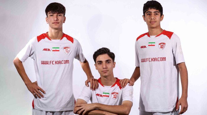 عکس های پرتره و تیمی تیم فوتبال زیر 1۵ سال کیا