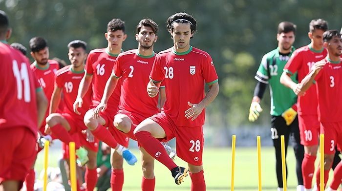 جلسه تمرینی تیم ملی فوتبال امید ایران