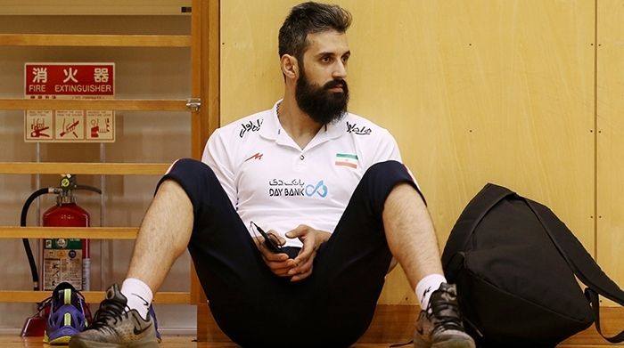 جلسه تمرینی تیم ملی والیبال ایران