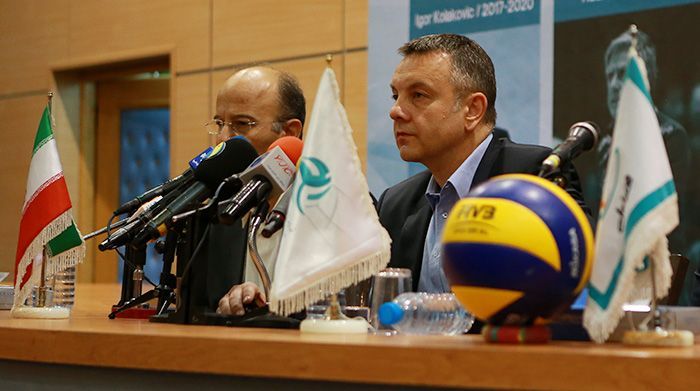 نشست خبری سرمربی تیم ملی والیبال ایران