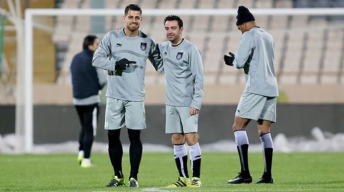 جلسه تمرینی تیم فوتبال السد قطر