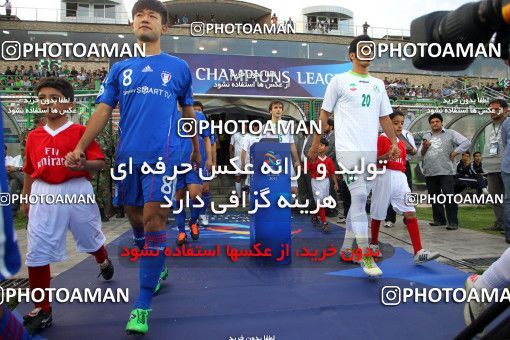 1034178, لیگ قهرمانان آسیا، فصل ۲۰۱۱، فصل ۲۰۱۱، مرحله یک چهارم نهایی، 1390/07/06، ، اصفهان، فولادشهر، ورزشگاه فولادشهر، ذوب آهن ۲ - ۱ 