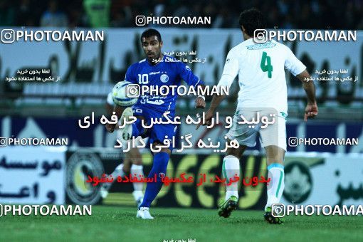 1043585, Tehran, [*parameter:4*], لیگ برتر فوتبال ایران، Persian Gulf Cup، Week 11، First Leg، Zob Ahan Esfahan 0 v 2 Esteghlal on 2011/10/22 at Foolad Shahr Stadium