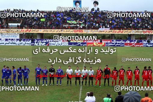 1045263, لیگ برتر فوتبال ایران، Persian Gulf Cup، Week 12، First Leg، 2011/10/29، Rasht، Shahid Dr. Azodi Stadium، Damash Gilan 2 - 3 Persepolis