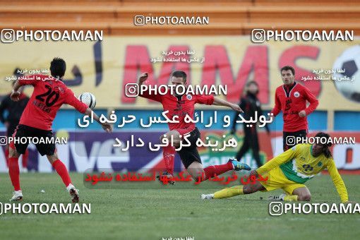 1052942, Tehran, [*parameter:4*], لیگ برتر فوتبال ایران، Persian Gulf Cup، Week 23، Second Leg، Rah Ahan 2 v 1 Shahrdari Tabriz on 2012/01/29 at Ekbatan Stadium