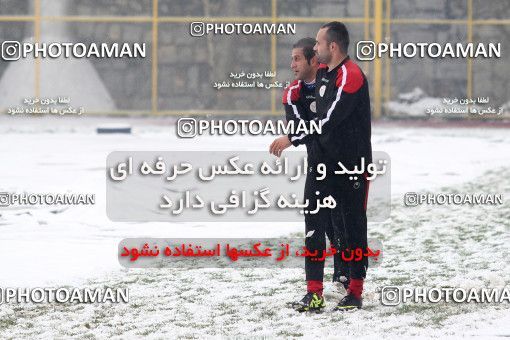 1054542, جلسه تمرینی تیم فوتبال پرسپولیس, 1390/11/19, , تهران, ورزشگاه شهید درفشی فر