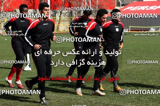 1055526, Tehran, , Persepolis Football Team Training Session on 2012/02/20 at Derafshifar Stadium