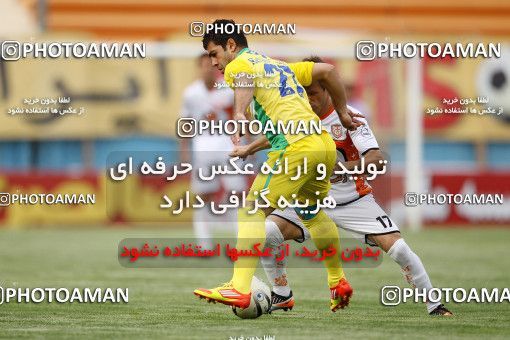 1057419, Tehran, [*parameter:4*], لیگ برتر فوتبال ایران، Persian Gulf Cup، Week 29، Second Leg، Rah Ahan 2 v 0 Mes Kerman on 2012/04/06 at Ekbatan Stadium