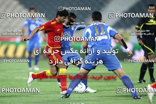 1060781, Tehran, Iran, لیگ برتر فوتبال ایران، Persian Gulf Cup، Week 2، First Leg، Esteghlal 1 v 2 Foulad Khouzestan on 2010/07/31 at Azadi Stadium
