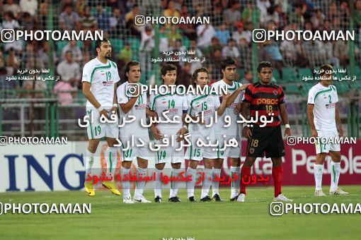 1071084, Isfahan,Fooladshahr, Iran, AFC Champions League 2010, Quarter-final, Going Play, Zob Ahan Esfahan 2 v 1 Pohang Steelers on 2010/09/15 at Foolad Shahr Stadium