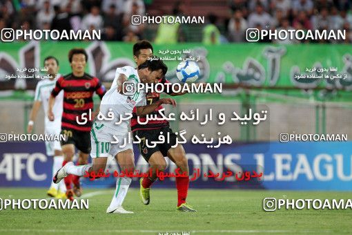 1071089, Isfahan,Fooladshahr, Iran, AFC Champions League 2010, Quarter-final, Going Play, Zob Ahan Esfahan 2 v 1 Pohang Steelers on 2010/09/15 at Foolad Shahr Stadium