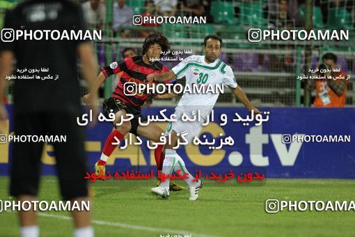 1071087, Isfahan,Fooladshahr, Iran, AFC Champions League 2010, Quarter-final, Going Play, Zob Ahan Esfahan 2 v 1 Pohang Steelers on 2010/09/15 at Foolad Shahr Stadium