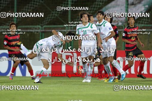 1071105, Isfahan,Fooladshahr, Iran, AFC Champions League 2010, Quarter-final, Going Play, Zob Ahan Esfahan 2 v 1 Pohang Steelers on 2010/09/15 at Foolad Shahr Stadium