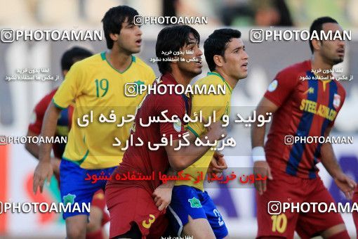 1071781, Tehran, [*parameter:4*], لیگ برتر فوتبال ایران، Persian Gulf Cup، Week 9، First Leg، Steel Azin 2 v 1 Sanat Naft Abadan on 2010/09/18 at Shahid Dastgerdi Stadium