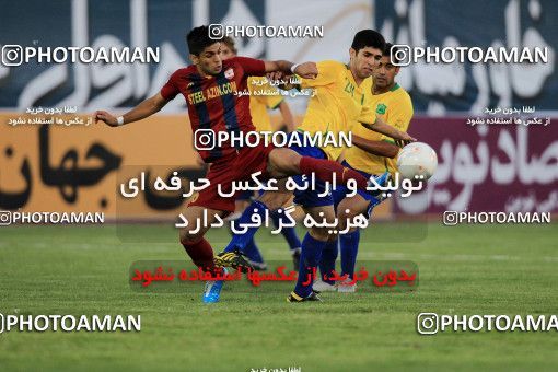 1071978, Tehran, [*parameter:4*], لیگ برتر فوتبال ایران، Persian Gulf Cup، Week 9، First Leg، Steel Azin 2 v 1 Sanat Naft Abadan on 2010/09/18 at Shahid Dastgerdi Stadium