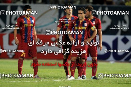 1071985, Tehran, [*parameter:4*], لیگ برتر فوتبال ایران، Persian Gulf Cup، Week 9، First Leg، Steel Azin 2 v 1 Sanat Naft Abadan on 2010/09/18 at Shahid Dastgerdi Stadium