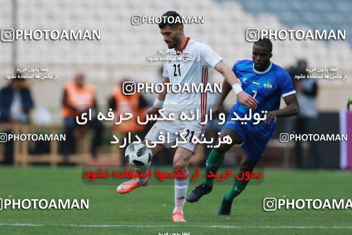 1088746, Tehran, Iran, International friendly match، Iran 4 - 0 Sierra Leone on 2018/03/17 at Azadi Stadium