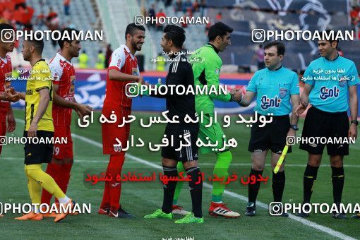 1107103, Tehran, [*parameter:4*], لیگ برتر فوتبال ایران، Persian Gulf Cup، Week 28، Second Leg، Persepolis 1 v 1 Pars Jonoubi Jam on 2018/04/11 at Azadi Stadium