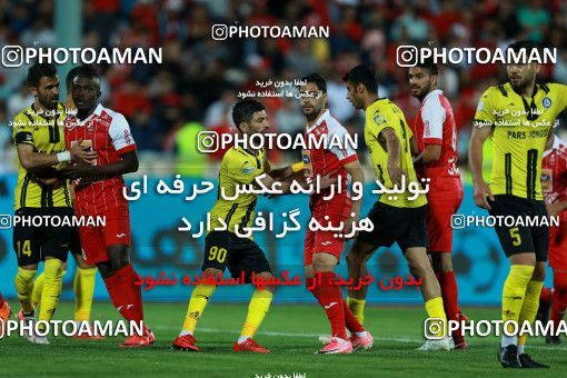 1096387, Tehran, [*parameter:4*], لیگ برتر فوتبال ایران، Persian Gulf Cup، Week 28، Second Leg، Persepolis 1 v 1 Pars Jonoubi Jam on 2018/04/11 at Azadi Stadium