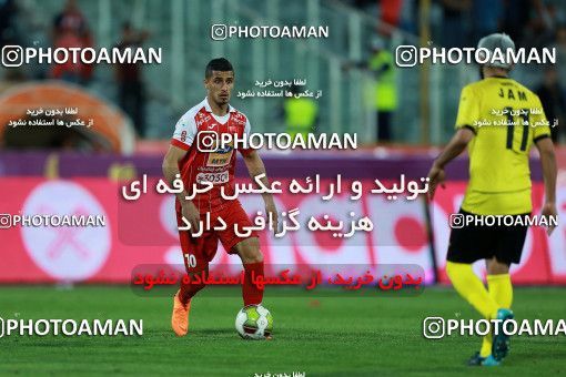 1106664, Tehran, [*parameter:4*], لیگ برتر فوتبال ایران، Persian Gulf Cup، Week 28، Second Leg، Persepolis 1 v 1 Pars Jonoubi Jam on 2018/04/11 at Azadi Stadium