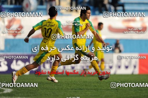 1091135, Tehran, [*parameter:4*], لیگ برتر فوتبال ایران، Persian Gulf Cup، Week 14، First Leg، Rah Ahan 3 v 0 Steel Azin on 2010/11/05 at Ekbatan Stadium