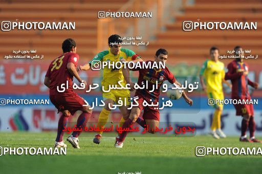 1091116, Tehran, [*parameter:4*], لیگ برتر فوتبال ایران، Persian Gulf Cup، Week 14، First Leg، Rah Ahan 3 v 0 Steel Azin on 2010/11/05 at Ekbatan Stadium