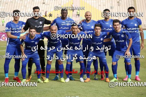1112222, لیگ برتر فوتبال ایران، Persian Gulf Cup، Week 21، Second Leg، 2018/01/24، Ahvaz، Ahvaz Ghadir Stadium، Esteghlal Khouzestan 0 - 2 Zob Ahan Esfahan