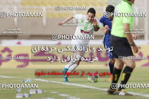1112205, لیگ برتر فوتبال ایران، Persian Gulf Cup، Week 21، Second Leg، 2018/01/24، Ahvaz، Ahvaz Ghadir Stadium، Esteghlal Khouzestan 0 - 2 Zob Ahan Esfahan
