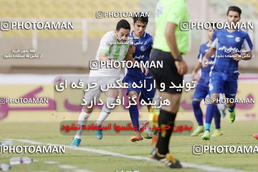 1112239, لیگ برتر فوتبال ایران، Persian Gulf Cup، Week 21، Second Leg، 2018/01/24، Ahvaz، Ahvaz Ghadir Stadium، Esteghlal Khouzestan 0 - 2 Zob Ahan Esfahan