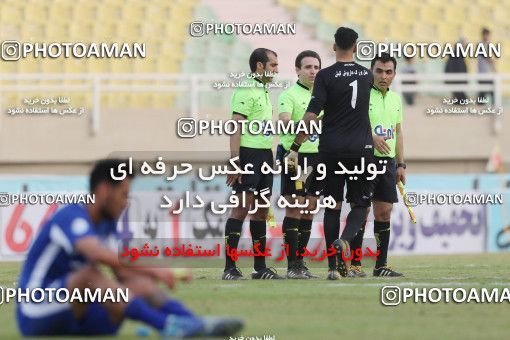 1112526, لیگ برتر فوتبال ایران، Persian Gulf Cup، Week 21، Second Leg، 2018/01/24، Ahvaz، Ahvaz Ghadir Stadium، Esteghlal Khouzestan 0 - 2 Zob Ahan Esfahan