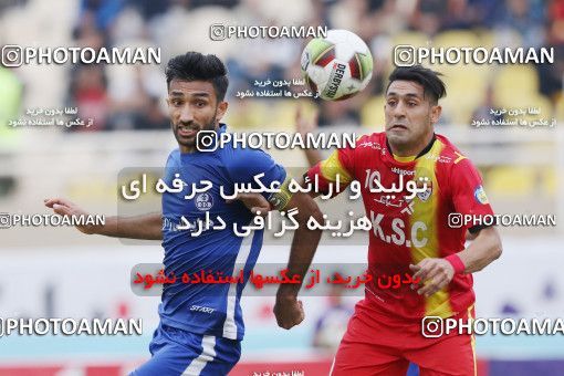 1142248, لیگ برتر فوتبال ایران، Persian Gulf Cup، Week 23، Second Leg، 2018/02/09، Ahvaz، Ahvaz Ghadir Stadium، Esteghlal Khouzestan 0 - 0 Foulad Khouzestan