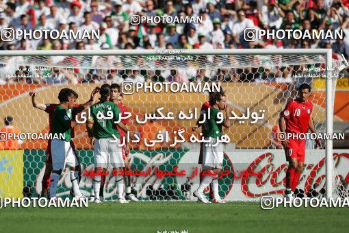 1146519, Nurenberg, Germany, 2006 FIFA World Cup, Group stage, Group D, Mexico 3 v 1 Iran on 2006/06/11 at ورزشگاه فرانکن