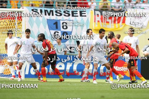 1148302, Leipzig, Germany, 2006 FIFA World Cup, Group stage, Group D, Iran 1 v 1 Angola on 2006/06/21 at ورزشگاه ردبول آرنا