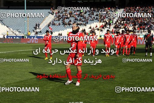 1167312, Tehran, Iran, لیگ برتر فوتبال ایران، Persian Gulf Cup، Week 19، Second Leg، Persepolis 1 v 4 Saba Qom on 2010/12/19 at Azadi Stadium
