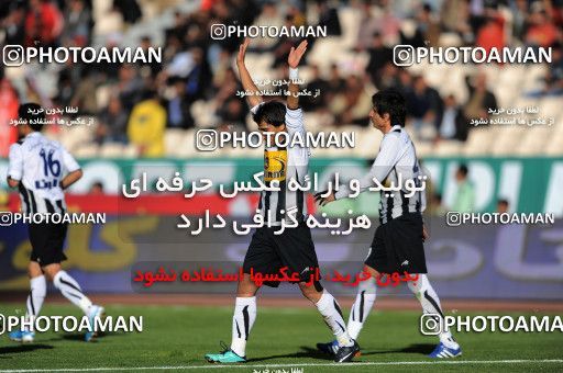 1167561, Tehran, Iran, لیگ برتر فوتبال ایران، Persian Gulf Cup، Week 19، Second Leg، Persepolis 1 v 4 Saba Qom on 2010/12/19 at Azadi Stadium