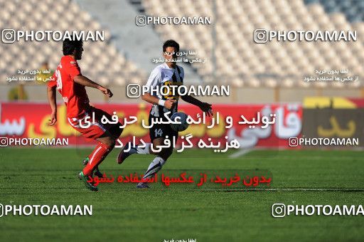 1167691, Tehran, Iran, لیگ برتر فوتبال ایران، Persian Gulf Cup، Week 19، Second Leg، Persepolis 1 v 4 Saba Qom on 2010/12/19 at Azadi Stadium
